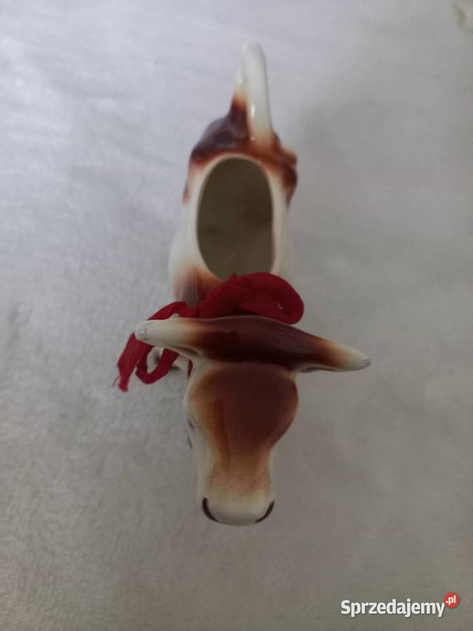 Figurka porcelanowa mlecznik Krowa Goebel