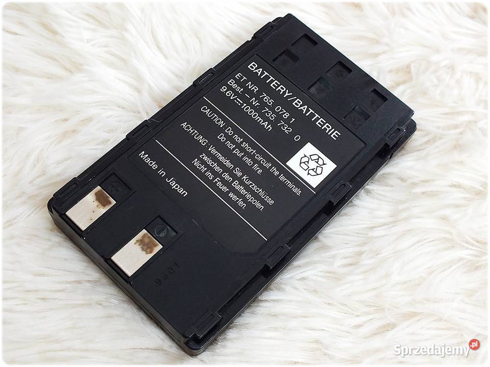 Bateria do kamery VHS 96V 1000mAh Made in Japan Lubsko sprzedam