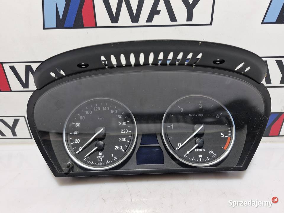 BMW E60 E61 LICZNIK ZEGARY EUROPA ORYGINAŁ Liczniki i zegary sprzedam