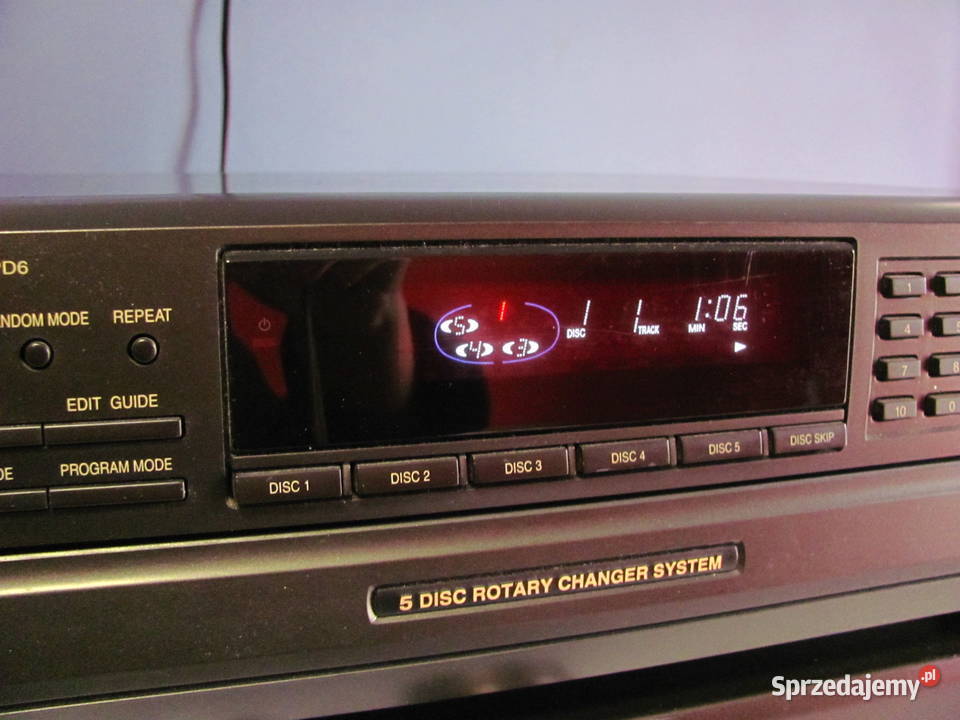 Odtwarzacz CD Technics SLPD6 zmieniarka na 5 łódzkie Łódź