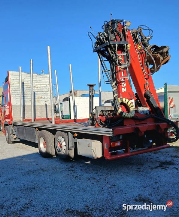 Do przewozu drewna Volvo podłoga klinice dzwig 460KM Warszawa