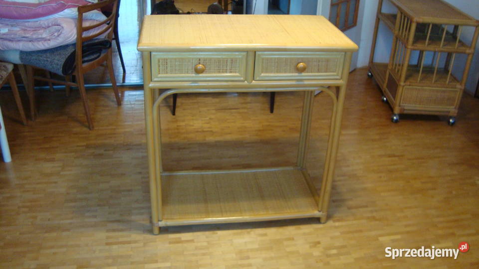 Etażerki ratanowe 2 sztuki mazowieckie Warszawa