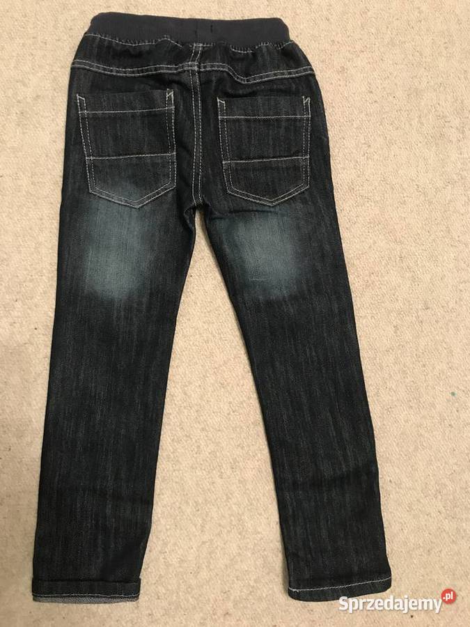 Spodnie jeans w pasie z gumką chłopiec łódzkie Rąbień