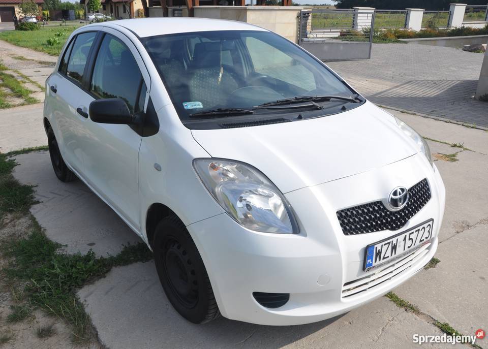 Toyota Yaris 2007 Biały 998cm3 Yaris lubelskie Lublin