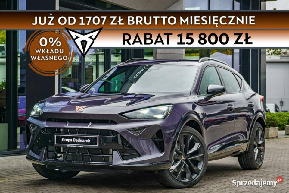 Cupra Formentor 15 TSI 150 Dostępny ręki Łódź sprzedam