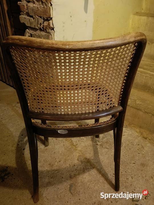 Krzesło gięte z plecionką rattanową 811 Kraków
