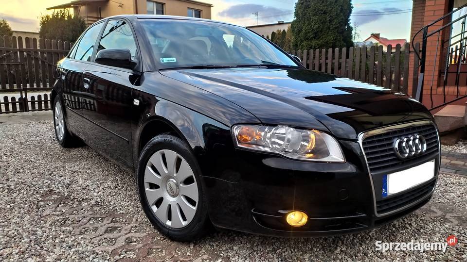 Audi A4 B7 20TDI 2006r Sedan Czarny Manual 2000cm3 Toruń