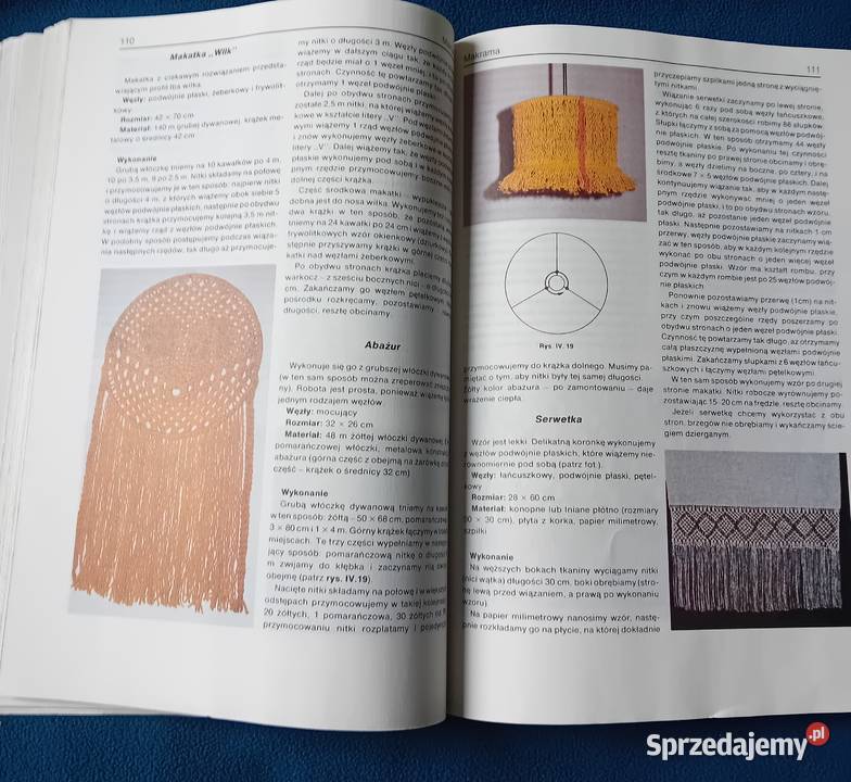 Zręczne ręce tkactwo technika klockowa makrama Koźminek sprzedam