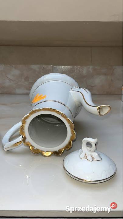 Dzbanek Copenhaga Bing Grondahl Sygnatura Porcelana i szkło pomorskie Gdańsk