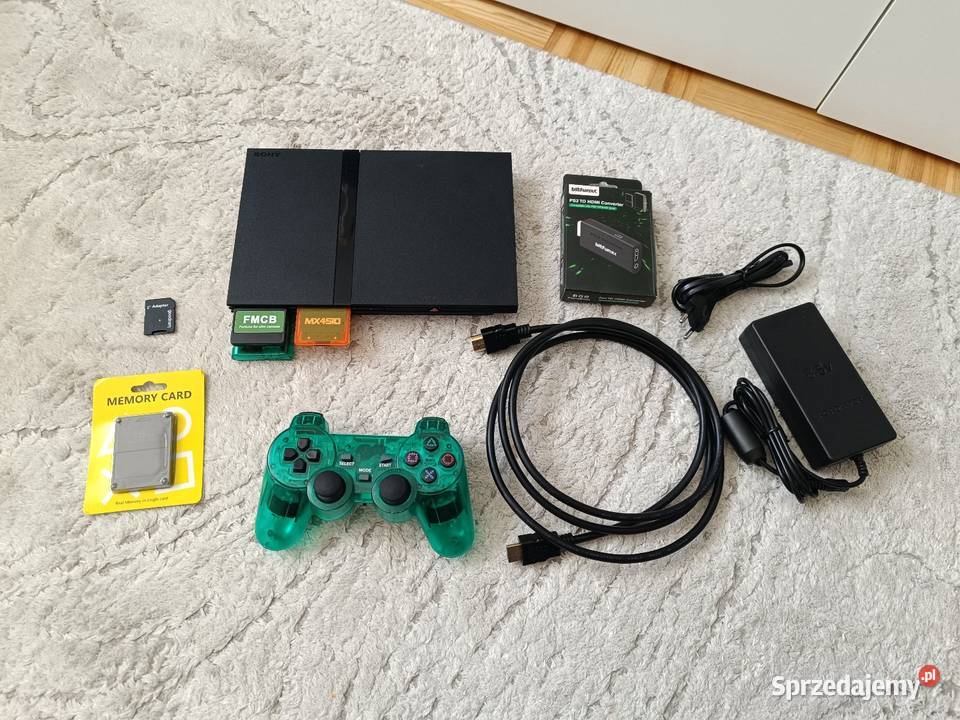 Konsola Sony PlayStation 2 Slim SCPH77004 2 FMCB Sony Playstation 2 mazowieckie Pruszków