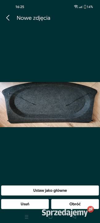 Półka tylna Fiat Punto 2 5D Gadomiec-Miłocięta