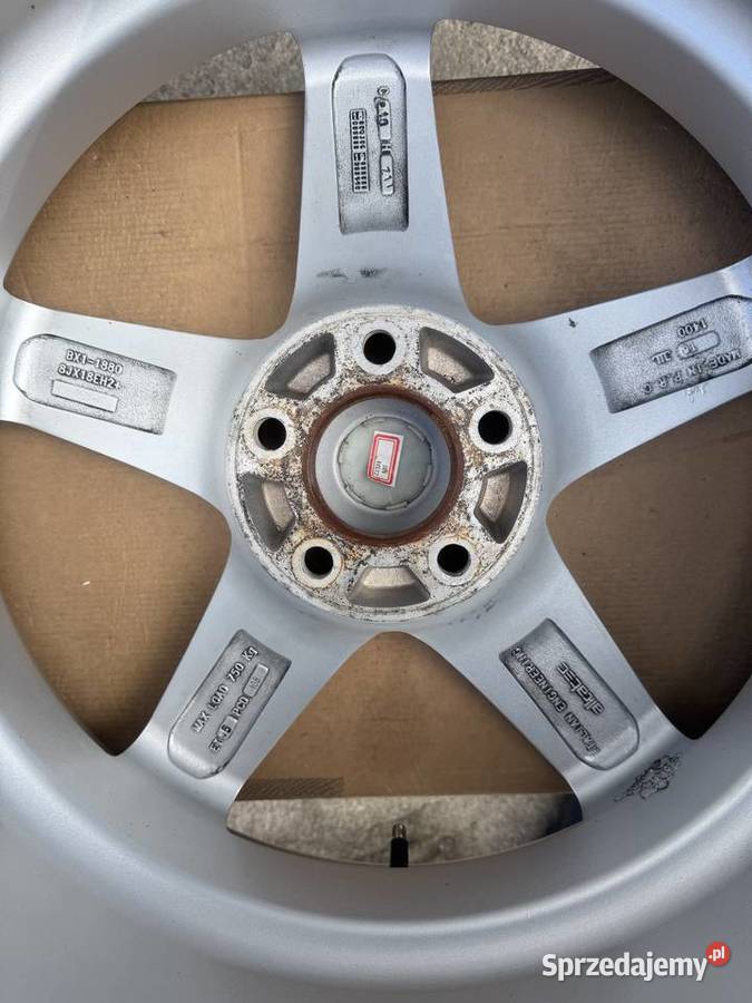 Piękne felgi aluminiowe Alcatec 18x8 Peugeot Polanica-Zdrój sprzedam