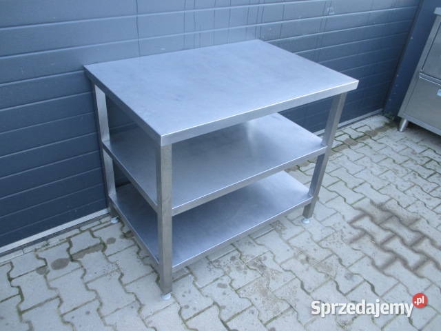 Stół Gastronomiczny Centralny Z 2 Półkami wielkopolskie Ostrów Wielkopolski