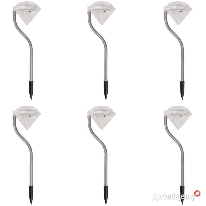 Lampki solarne ogrodowe LED 6 9x78x295 WM42341