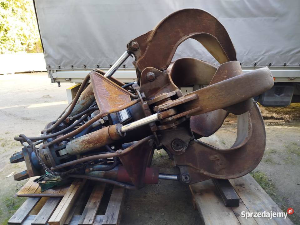 Chwytak do złomu verachtert Fuchs przeładunkowy Nowy Sącz