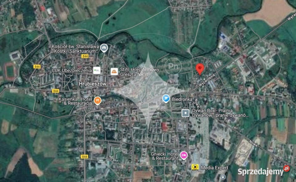 Widokowa działka z domem w centrum Hrubieszowa Hrubieszów