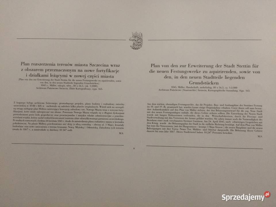 1270 Plany I Mapy Szczecina XVII Do XX Wieku 8 Szczecin