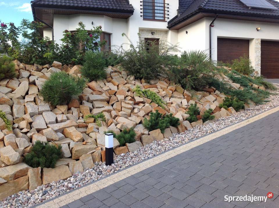 Kamień ogrodowy na ogród skalniak skarpy do Radomsko