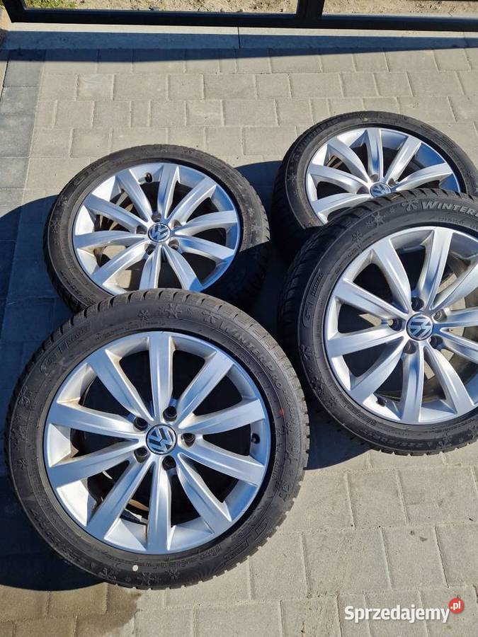 Koła zimowe vw 225 50 17 alufelgi VW Volkswagen Samochodowe Starogard Gdański