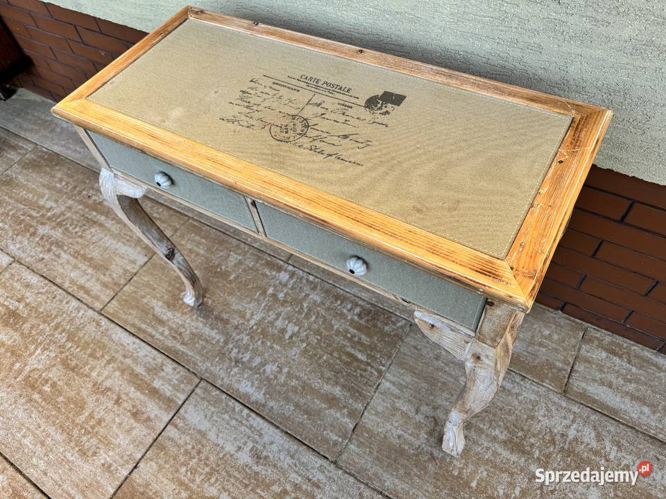 Konsola Ludwikowa schaby chic toaletka biurko mazowieckie Garwolin