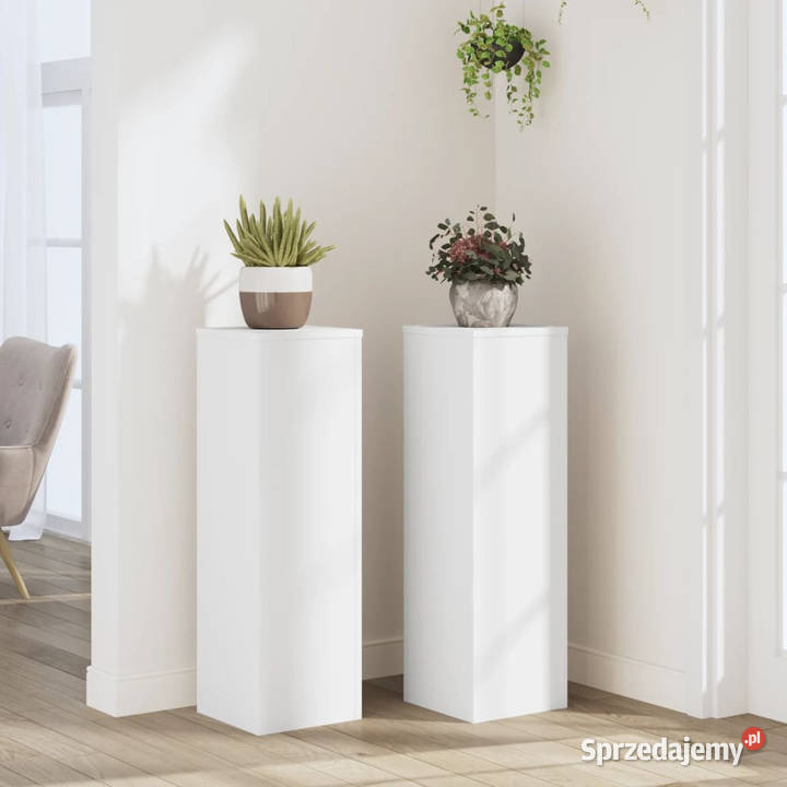 Stojaki na rośliny 2 białe 25x25x80 WM852942 Warszawa