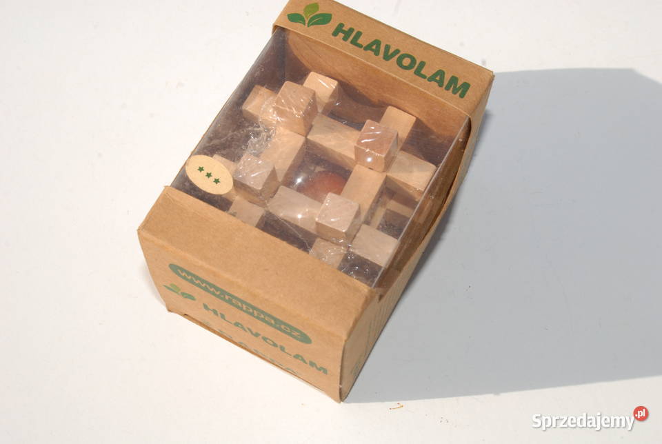 Stara zabawka drewniane puzzle Rappa ćwiczenie