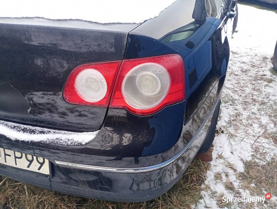 Zderzak tylny tył passat b6 czarny wrocław i dolnośląskie