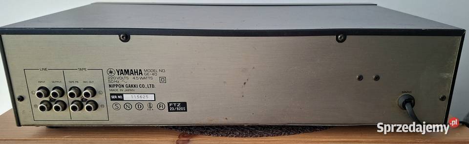 Yamaha equalizer GE40