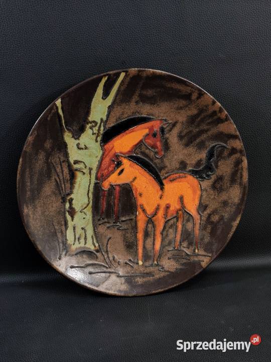 Ceramiczny Talerz Ścienny RuschaKeramik łódzkie Poddębice sprzedam