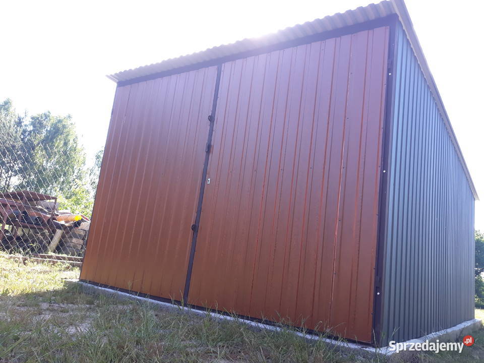 Garaż blaszak II gatunek 5x5 świętokrzyskie Kazimierza Wielka