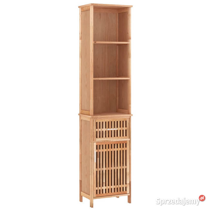 Szafka łazienkowa 42x29x182 drewno z orzecha mazowieckie Warszawa sprzedam
