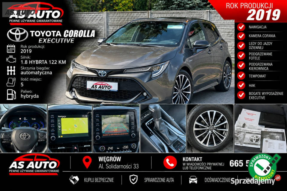 Toyota Corolla 18i 122 Hybrid Węgrów