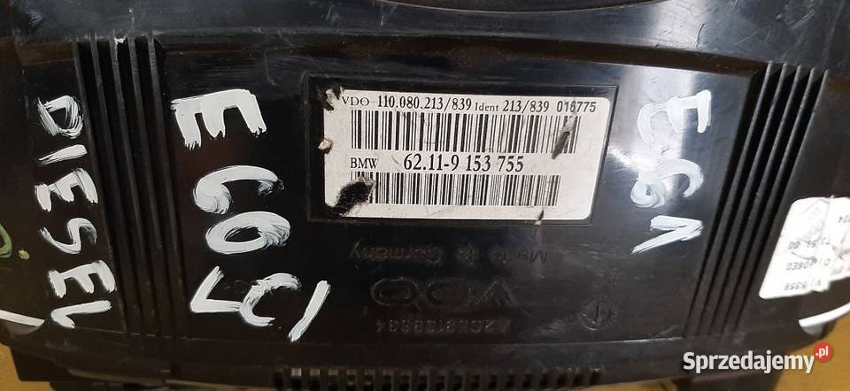 Licznik BMW E60 E61 europa diesel 9153755 osobowe Włoszczowa