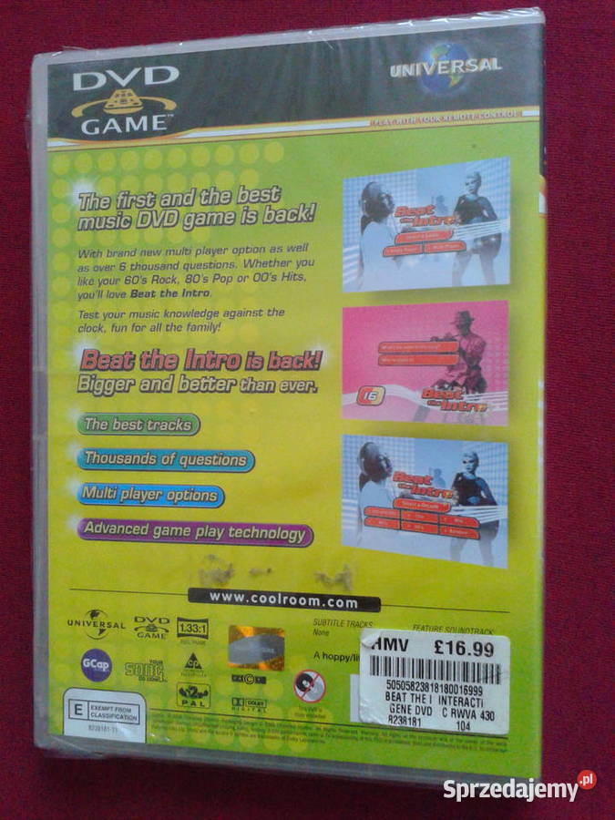 Gra BEAT THE INTRO 2 Jaka To Melodia DVD game lubelskie Puławy