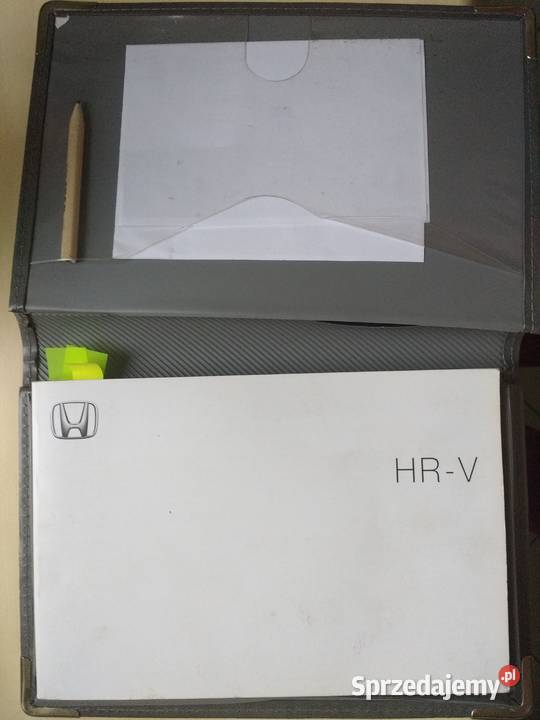 książka instrukcja użytkownika Hondy HRV