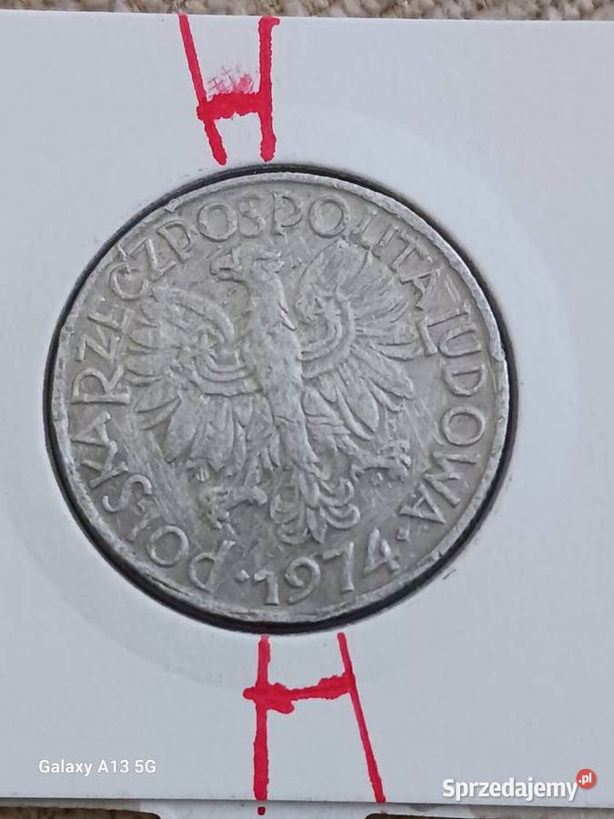 5 Rybak 1974 r 3 Skrętka Numizmatyka Konin
