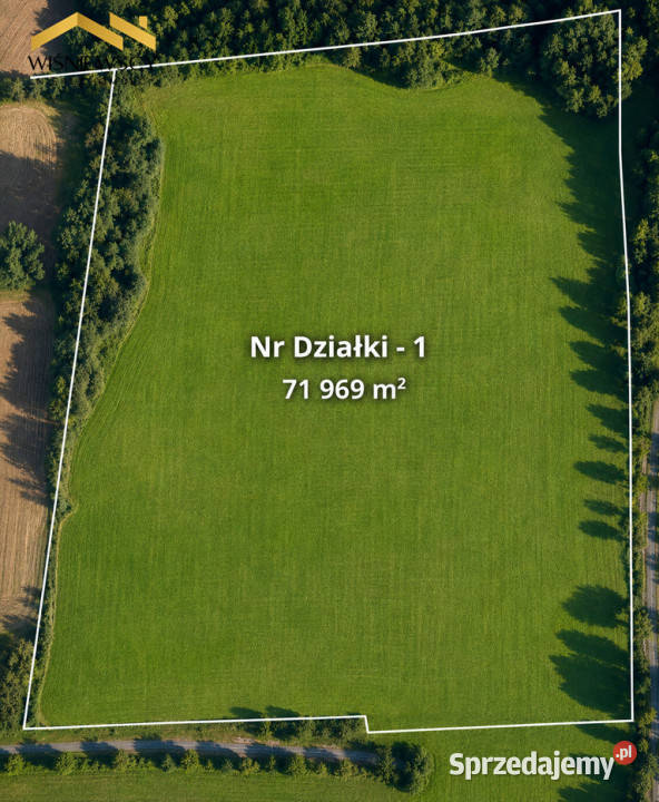 Wyjątkowy teren o powierzchni 71 696m2 warmińsko-mazurskie Pomorska Wieś sprzedam