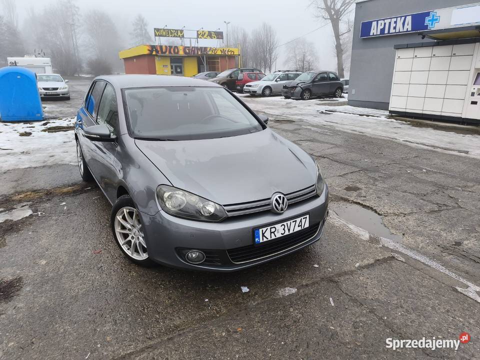 VW GOLF 2010 r srebrny Kraków