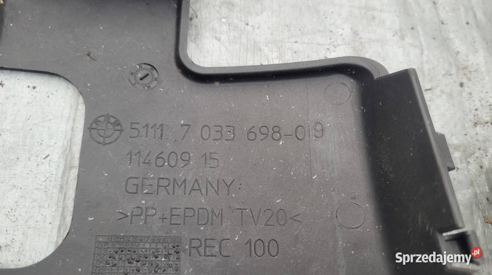 BMW 5 E60 E61 PRAWY LEWY ŚLIZG ZDERZAKA PRZÓD śląskie Ruda Śląska