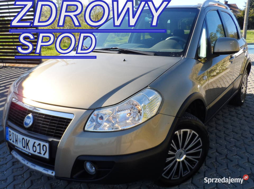 FIAT Sedici 16 4x4 Klima Piekny Zdrowy Spód Sx4 lakier metallic Samochody osobowe