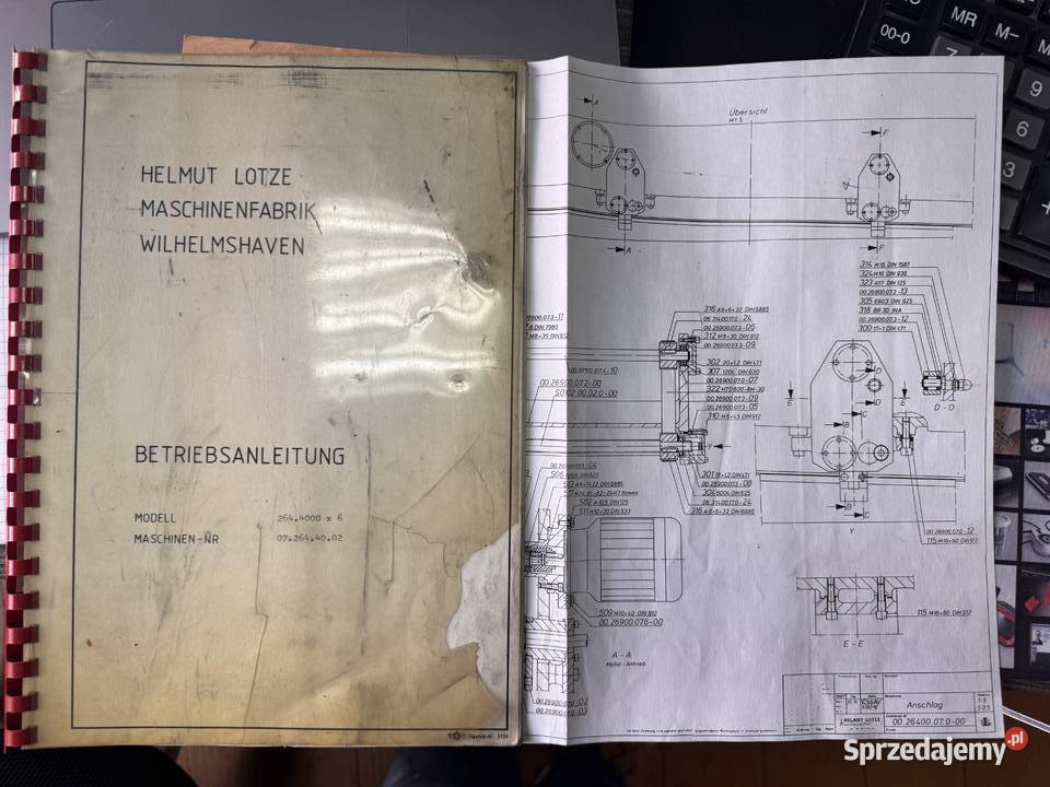 GoltynaHydrauliczne nożyce do blach 4 m LOTZE Chrząstowo