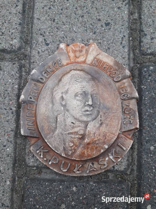 Ceramiczna tabliczka medalion Inpendence K mazowieckie Warszawa