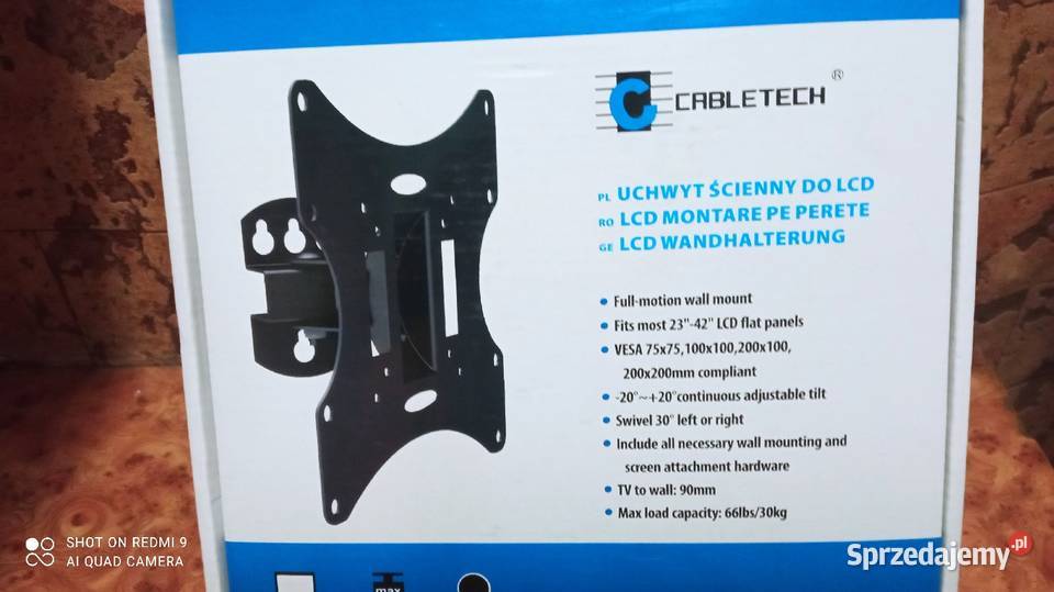 Nowy uchwyt do mocowania TV sprzedam