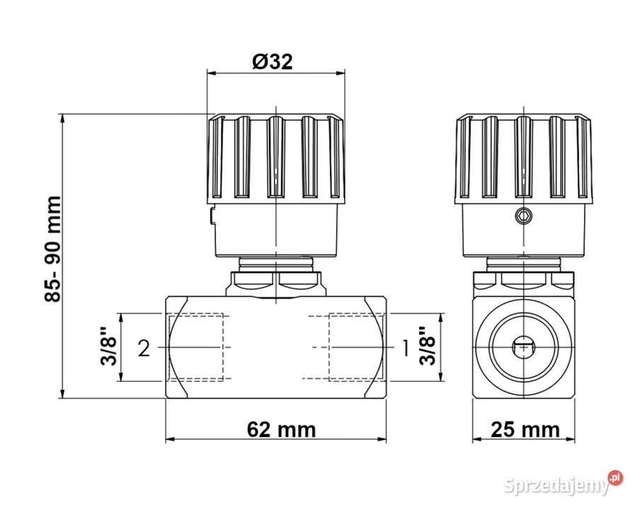 ZAWÓR HYDRAULICZNY DŁAWIĄCY VRFB 90 38 30L 0334 Solec Kujawski