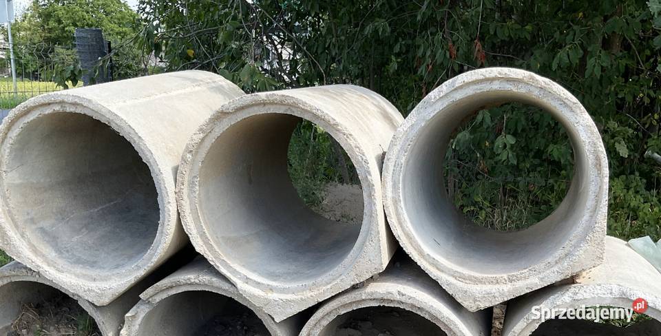 Kręgi przepusty betonowe solidne płaskie spodu Krasnystaw sprzedam
