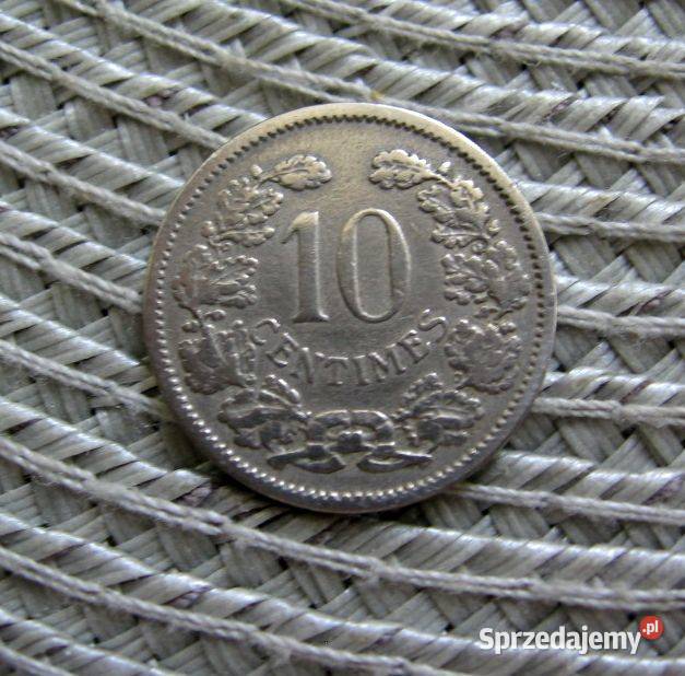 Luksemburg 10 Centimes 1901r Numizmatyka wielkopolskie