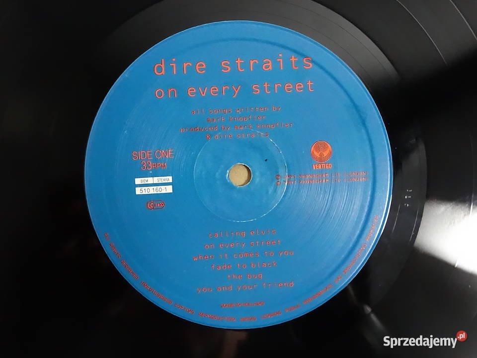 Dire Straits On Every Street vinyl LP Biłgoraj