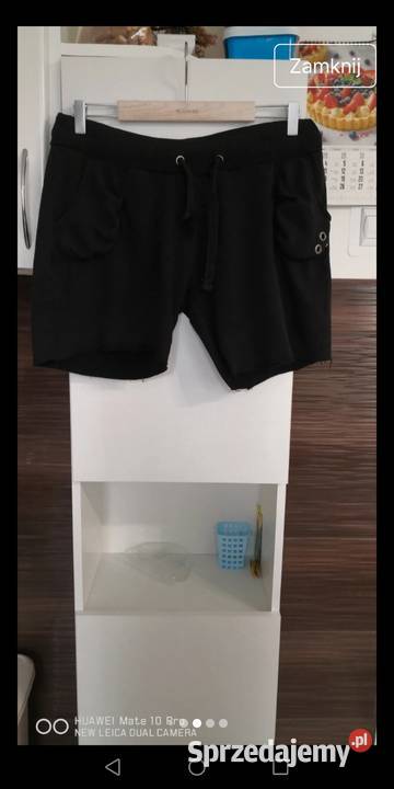 Spodenki czarne damskie Moszczenica