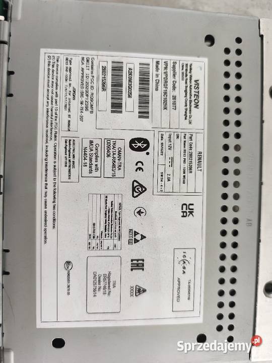 RADIO RENAULT MP3 BLUETOOTH Gniezno
