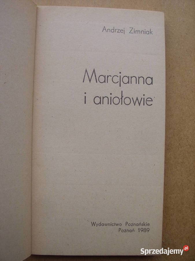 SF ANDRZEJ ZIMNIAKMARCJANNA I ANIOLOWIE 1989 Wołów